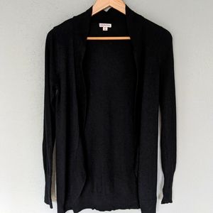 Black Cocoon Cardigan